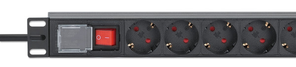 PDU kabl Intellinet 715126 19"/1U sa 8 utičnica/prekidač/2m