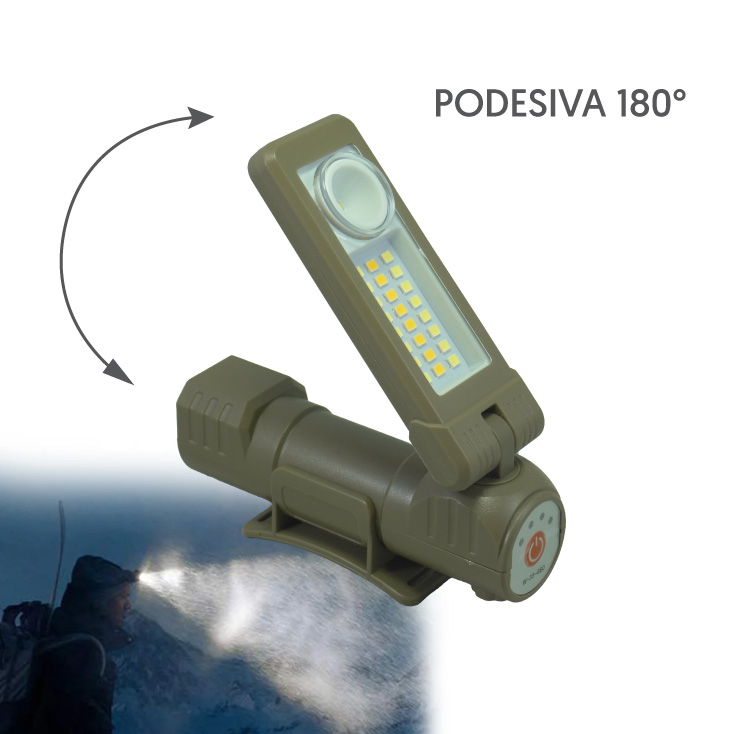 LED naglavna punjiva lampa