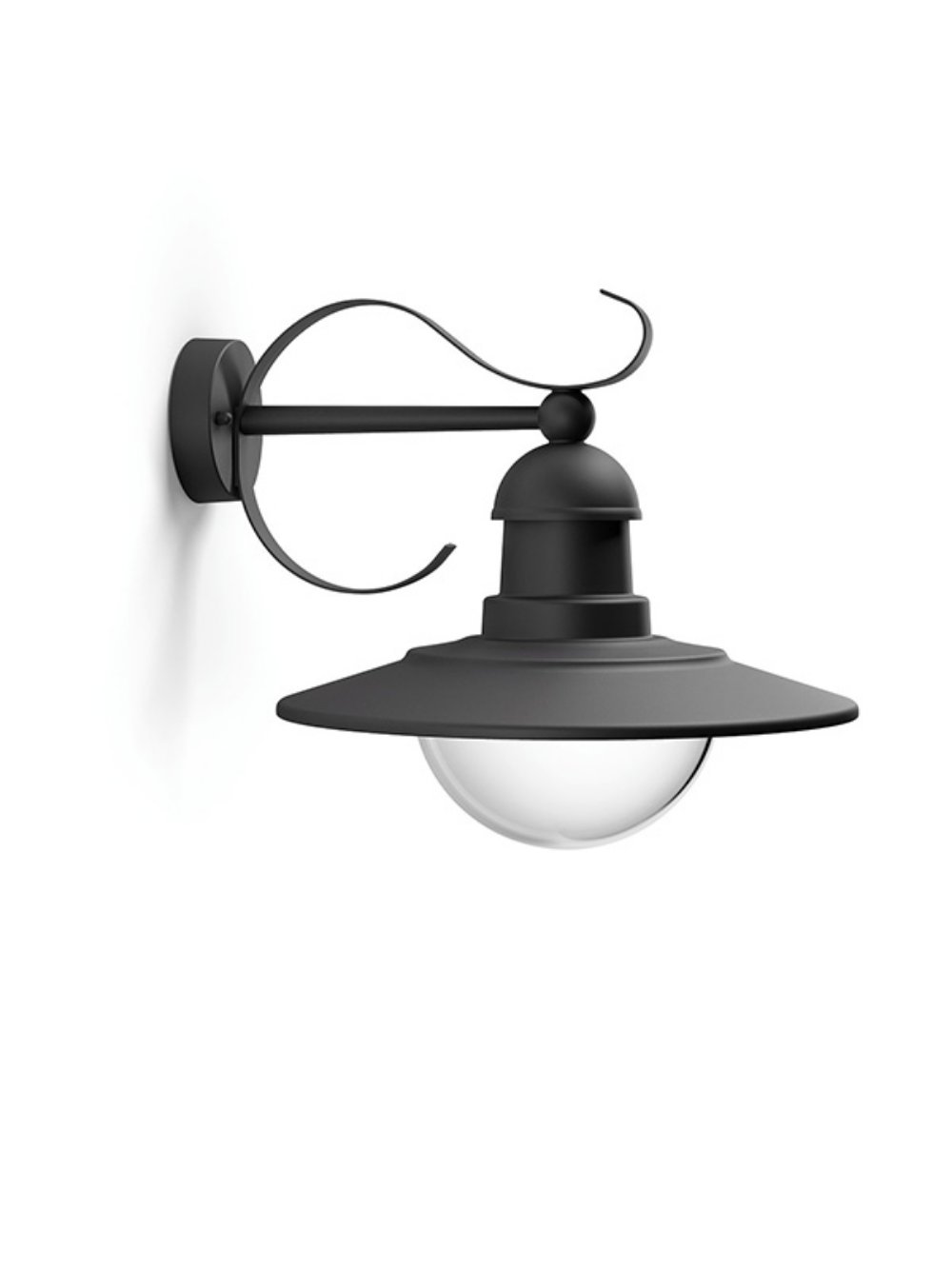 Topiary zidna spoljašnja svetiljka crna 1xmax60W E27 230V