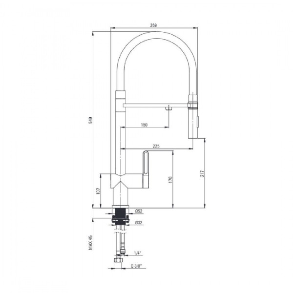 Deante Slavina MAGNETIC BRM N75M