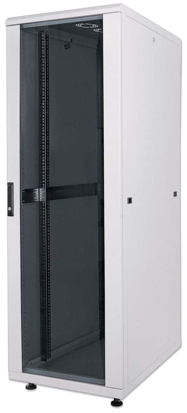 Rack orman Intellinet 713030 19"/42U 600x600x2033/staklena vrata/bravica