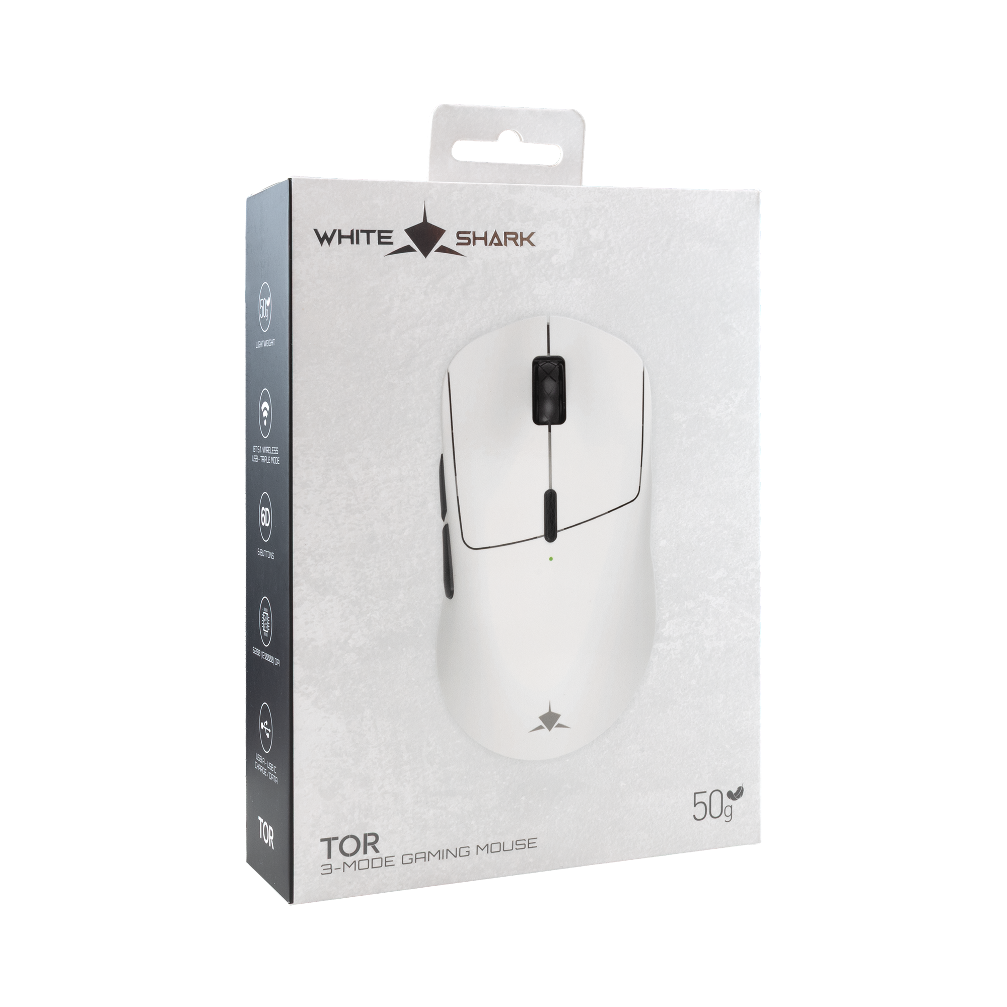 WS WGM 5024 TOR, Wireless Mouse White