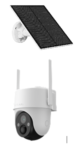 MEARI Smart Camera Outdoor PTZ N2 Kit (Camera+Solar) 2K Ultra HD 3MP Wireless
