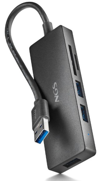 NGS HUB IHUB Reader 3 x USB 3.0 HUBS + TF/SD Card Reader