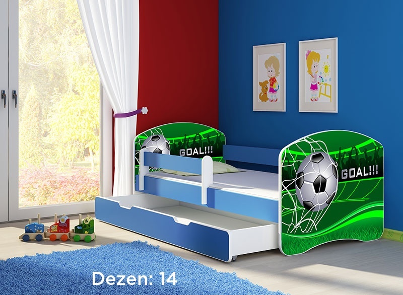 Krevet za decu Blue sa fiokom 140x70 acma 2 14