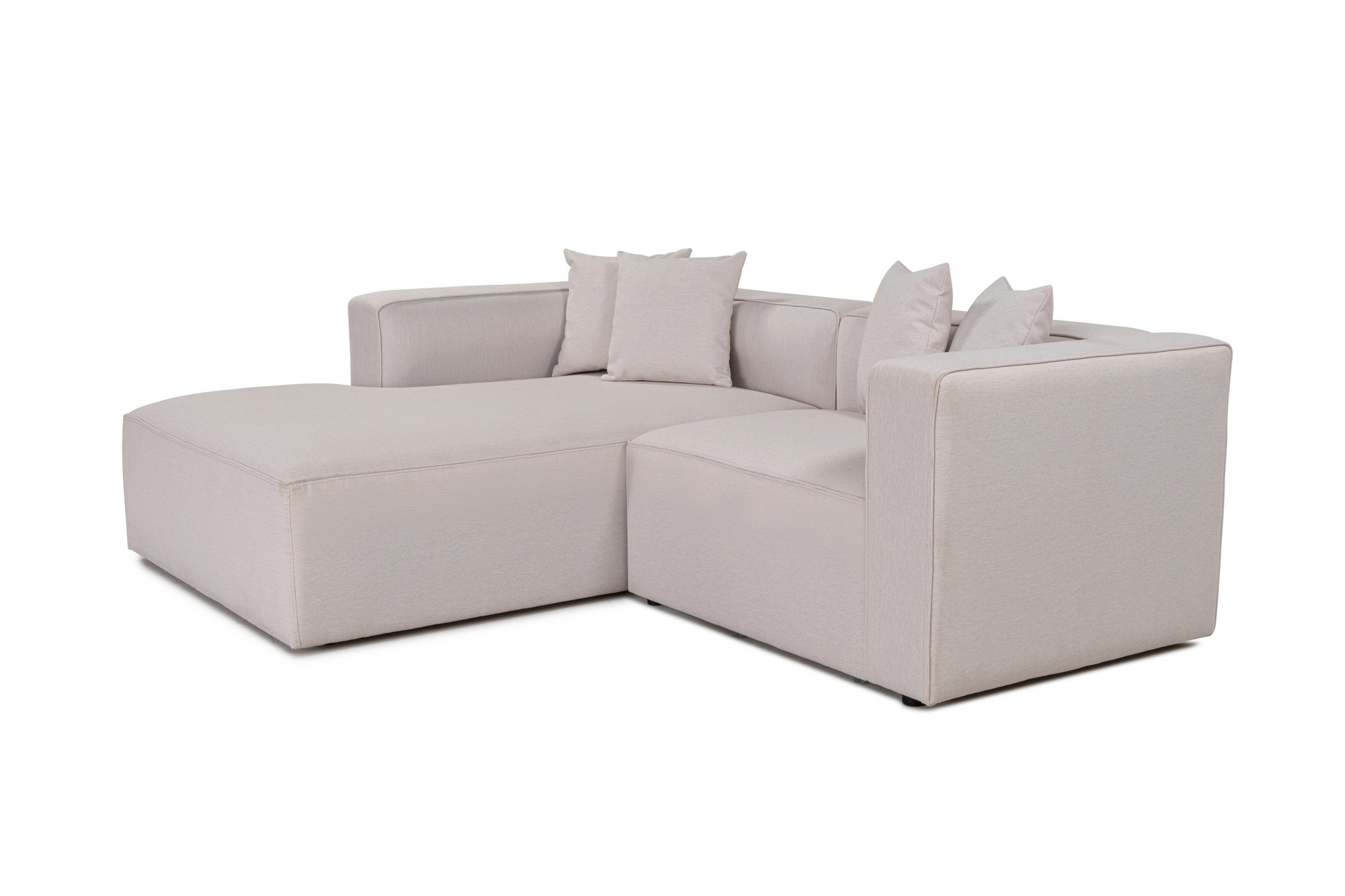 Mora XL Corner Right (L1-CHLRight) - Ecru