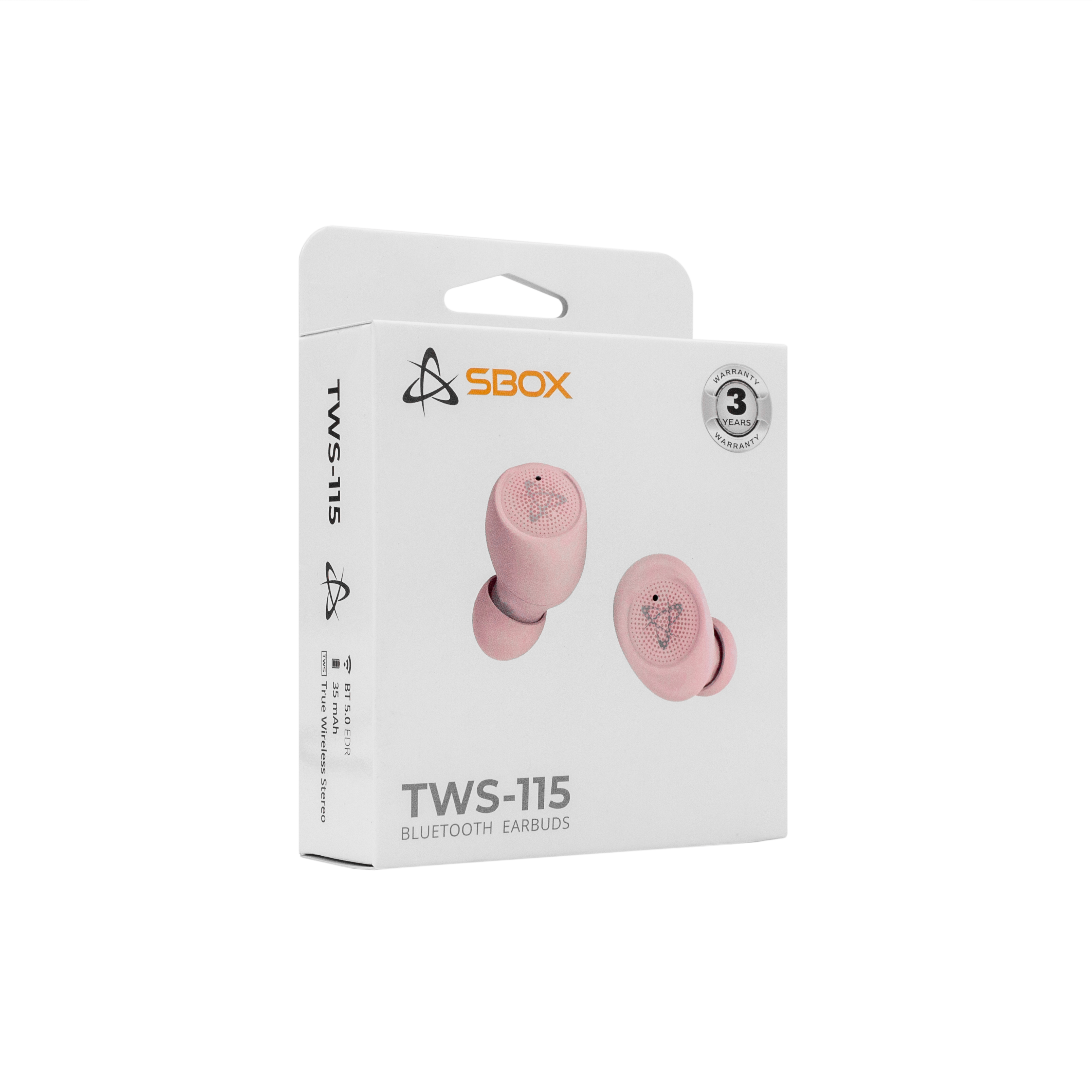 S BOX EB TWS 115 Pink Slus. / mic.