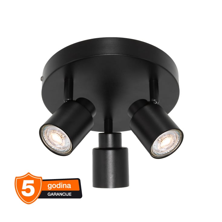 OSRAM PRIMAL PL crna spot lampa 3xGU10