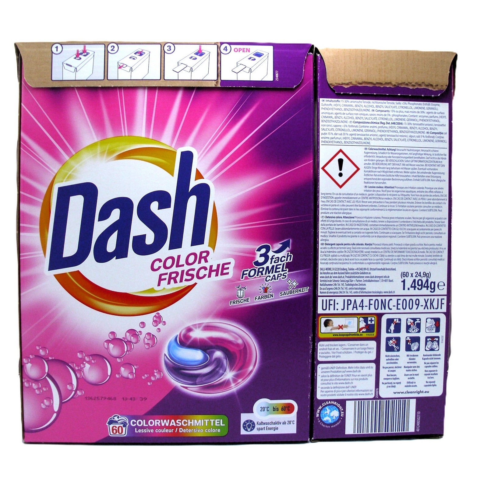 DASH kapsule 60/1-COLOR