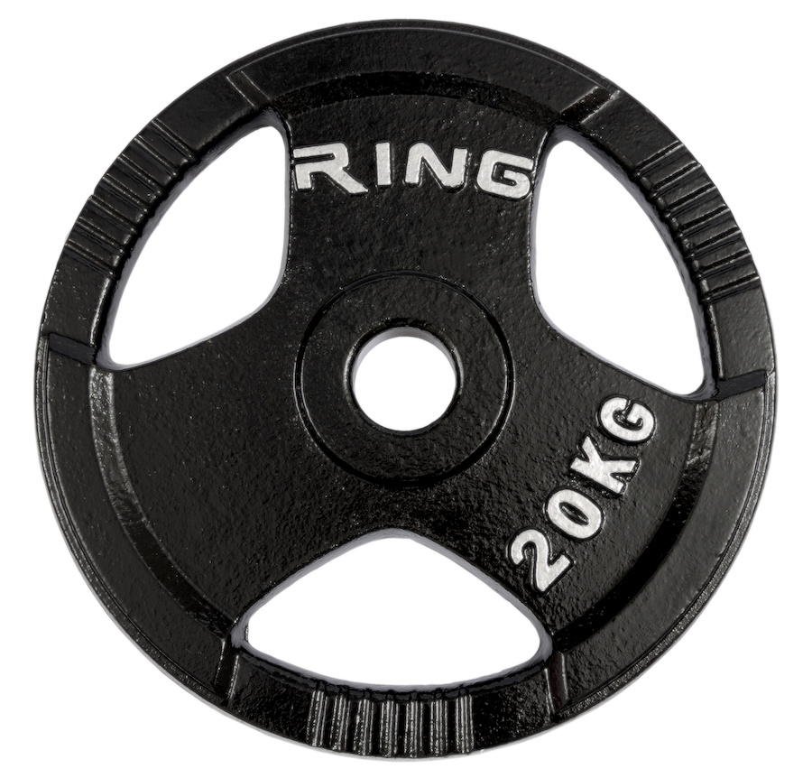 RING Olimpijski tegovi liveni sa hvatom 1x 20kg RX PL14-20
