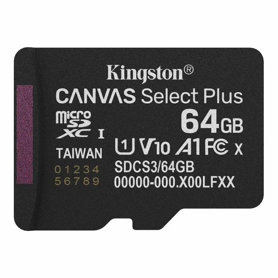 Kingston Micro SD 64GB Canvas Select Plus SDCS3