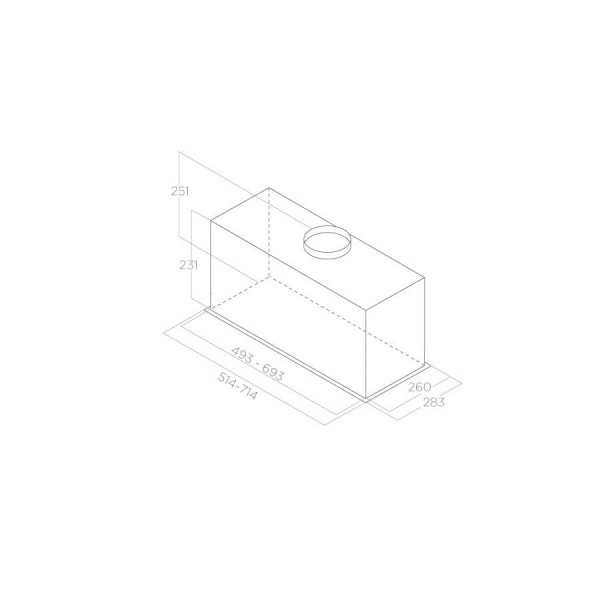 Ugradni aspirator FOLD GR/A/72
