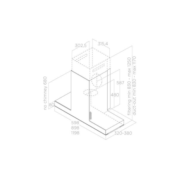 Aspirator HAIKU BL/A/90