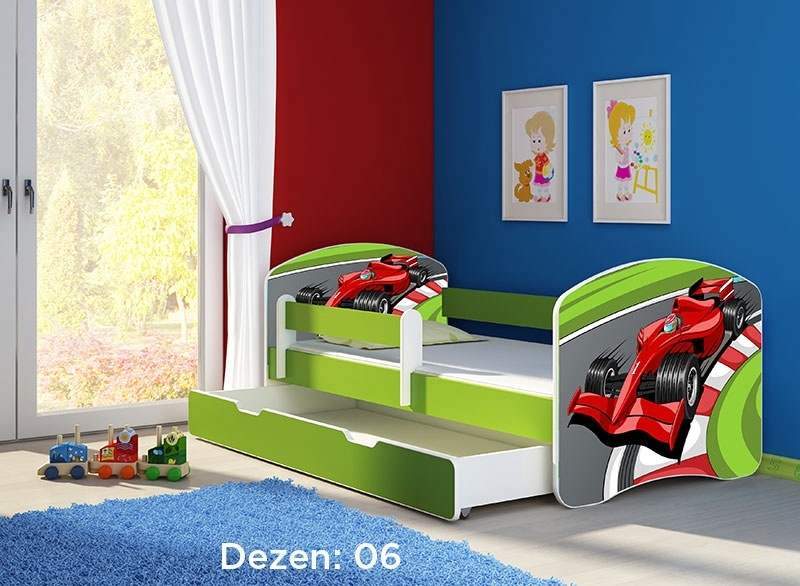 Krevet za decu Green sa fiokom 160x80 acma 2 06