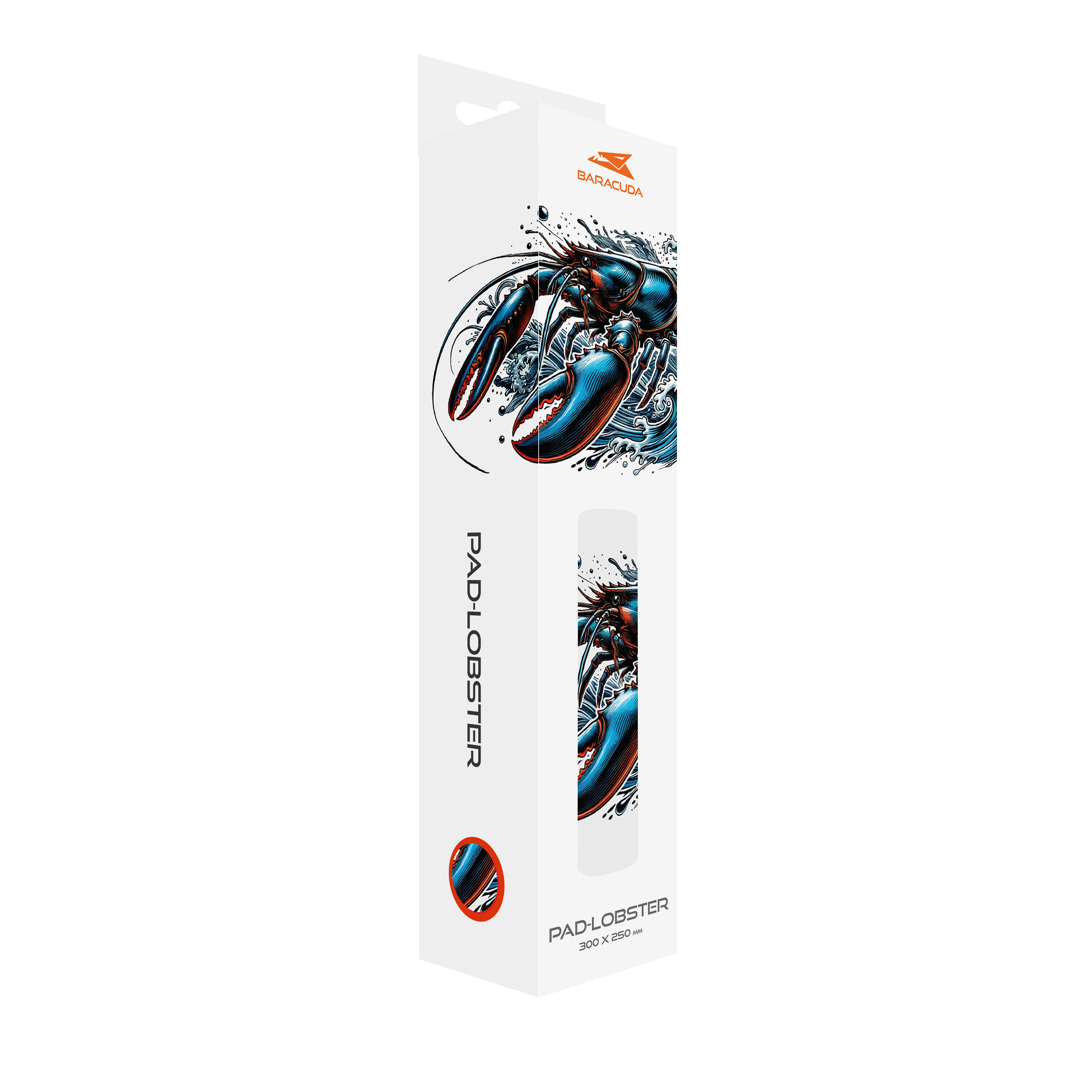 Baracuda BGMP 061 LOBSTER 300 x 250, Mouse Pad