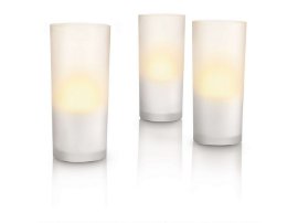 Candle lights LED stona svetiljka transparentna 3x1,2W set 3/1 69108/60/PH