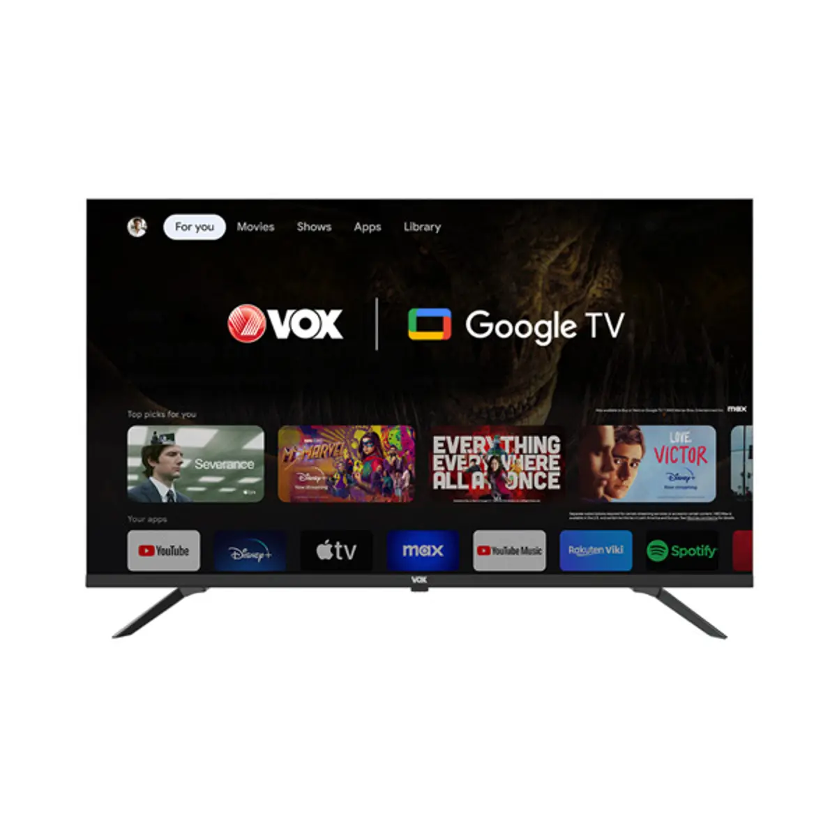 Televizor Vox 43GTU090 Smart, Direct LED, 4K UHD 43''(109 cm), DVB-T2/C/S2