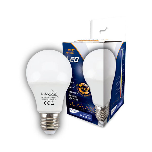 Sijalica Led LUME27-7W 3000K 630 lm