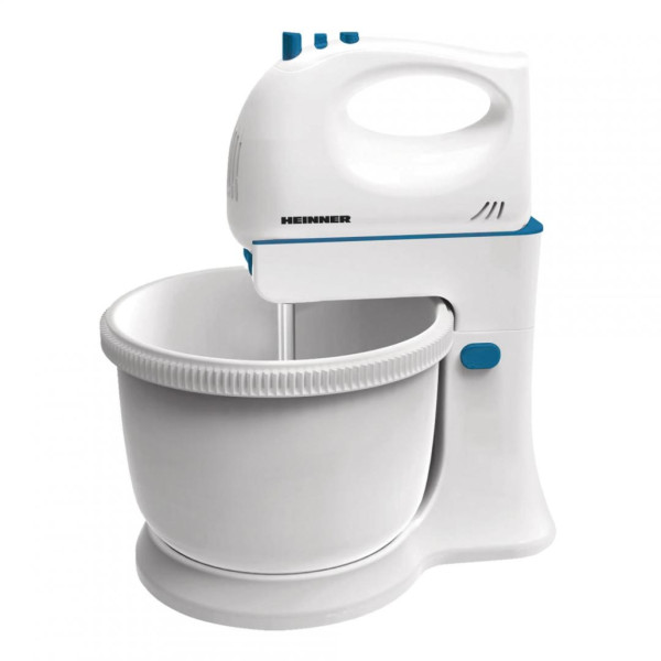 Mikser sa posudom HEINNER HMB-350BL 2,5l/300W/5 brzina/Beli