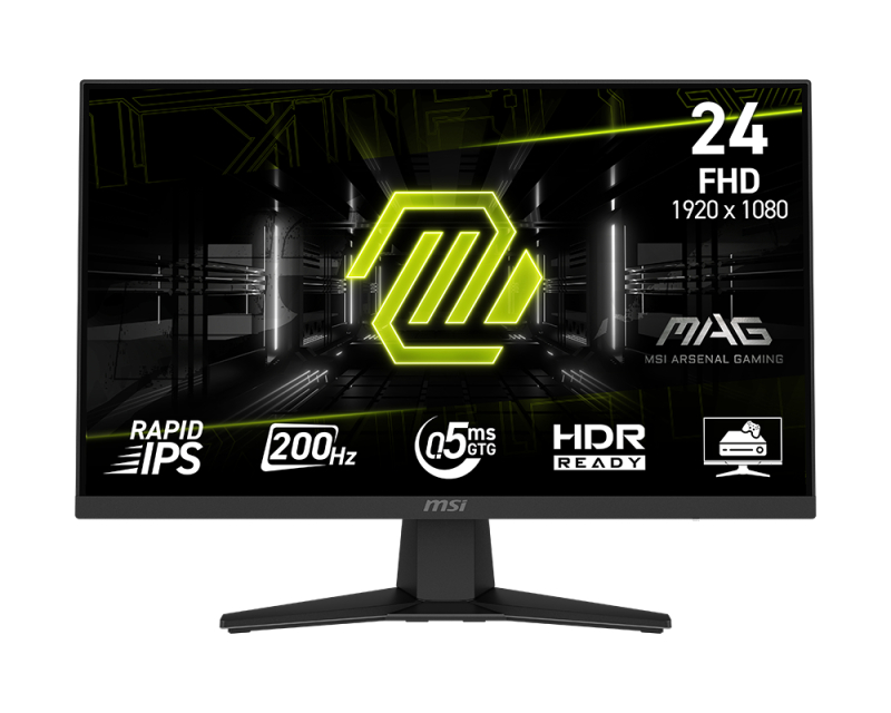 24 inča MAG 244F FHD 1920x1080 IPS 200 Hz gaming monitor