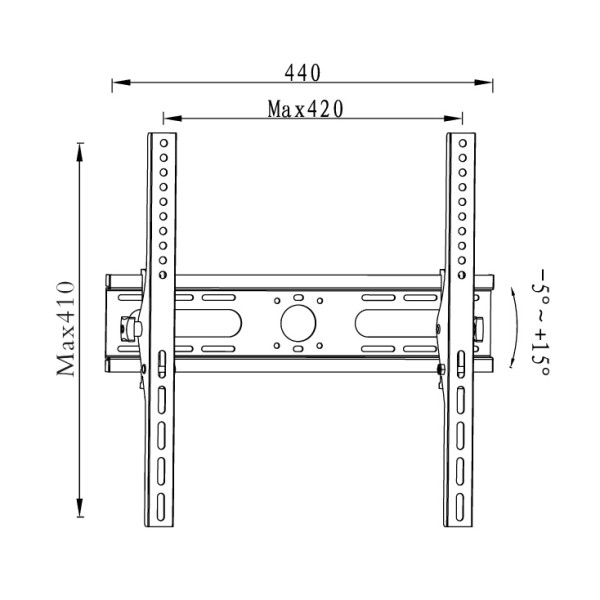 Nosač za TV tilt 01-160 32"- 58"