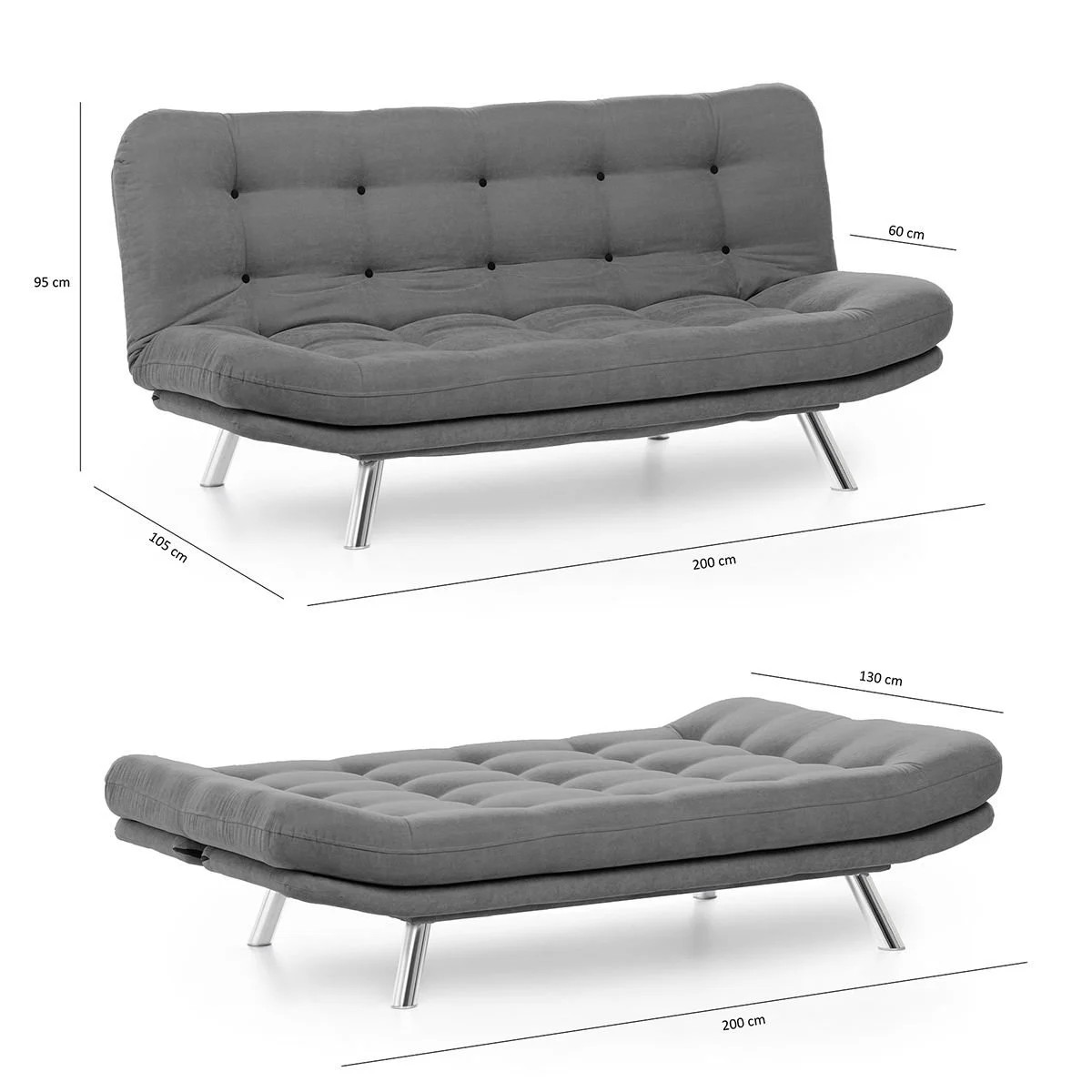 Misa Sofabed - Mustard