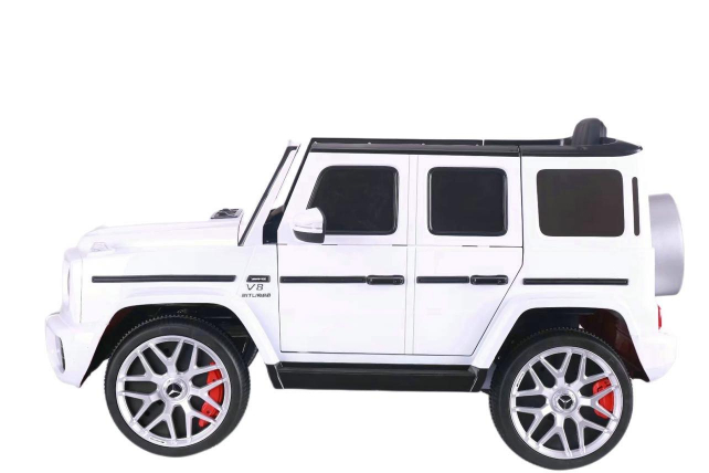 Mercedes G63 beli - Dečiji automobil na akumulator