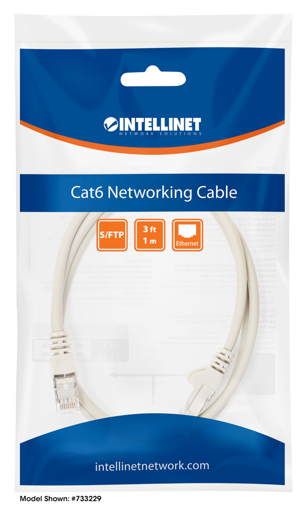 LAN SFTP kabl intellinet 733229 Cat6 CU/Sivi/1m