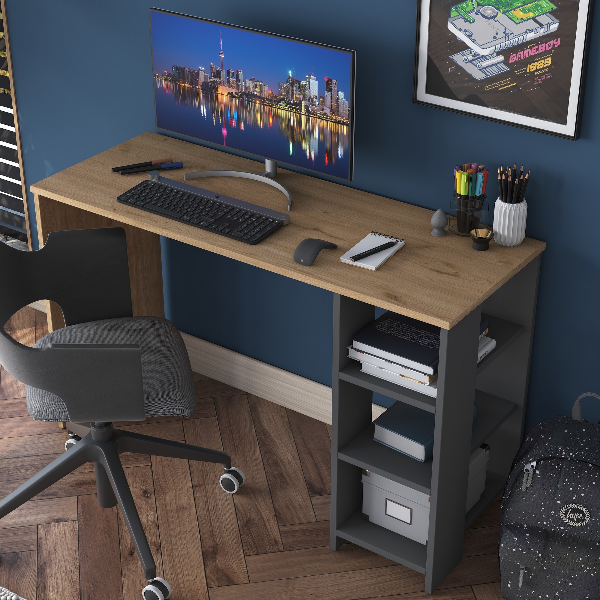 HA108 - 2585 Walnut Anthracite