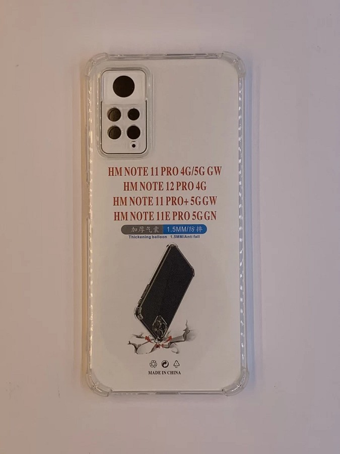 Xiaomi Note 12 Pro 4G transparent sa ojačanim ivicama