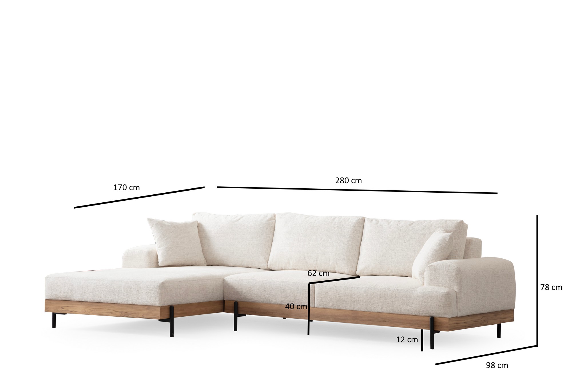 Eti Oak Left - White