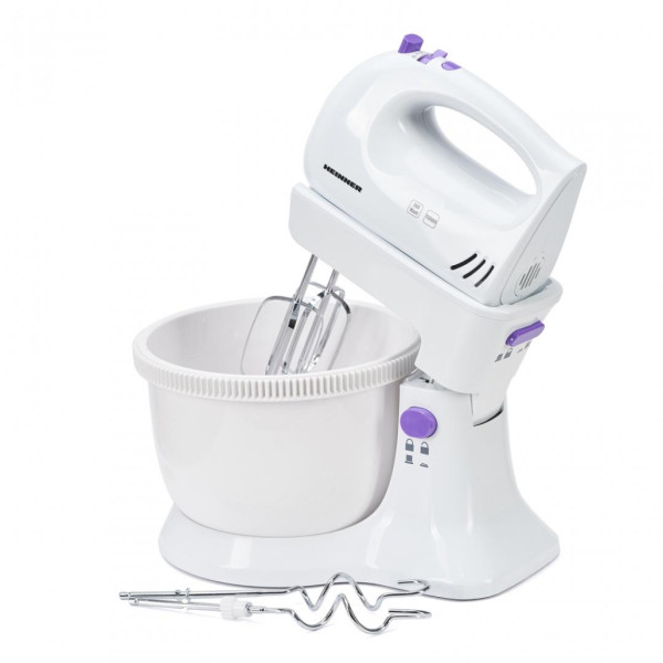 Mikser sa posudom HEINNER HMB-350UV 2,5l/300W/5 brzina/Beli