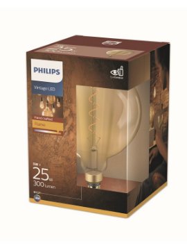LED GIANT VINTAGE SIJALICA 5W(25W) E27 2000K G200 GOLD ND PS703