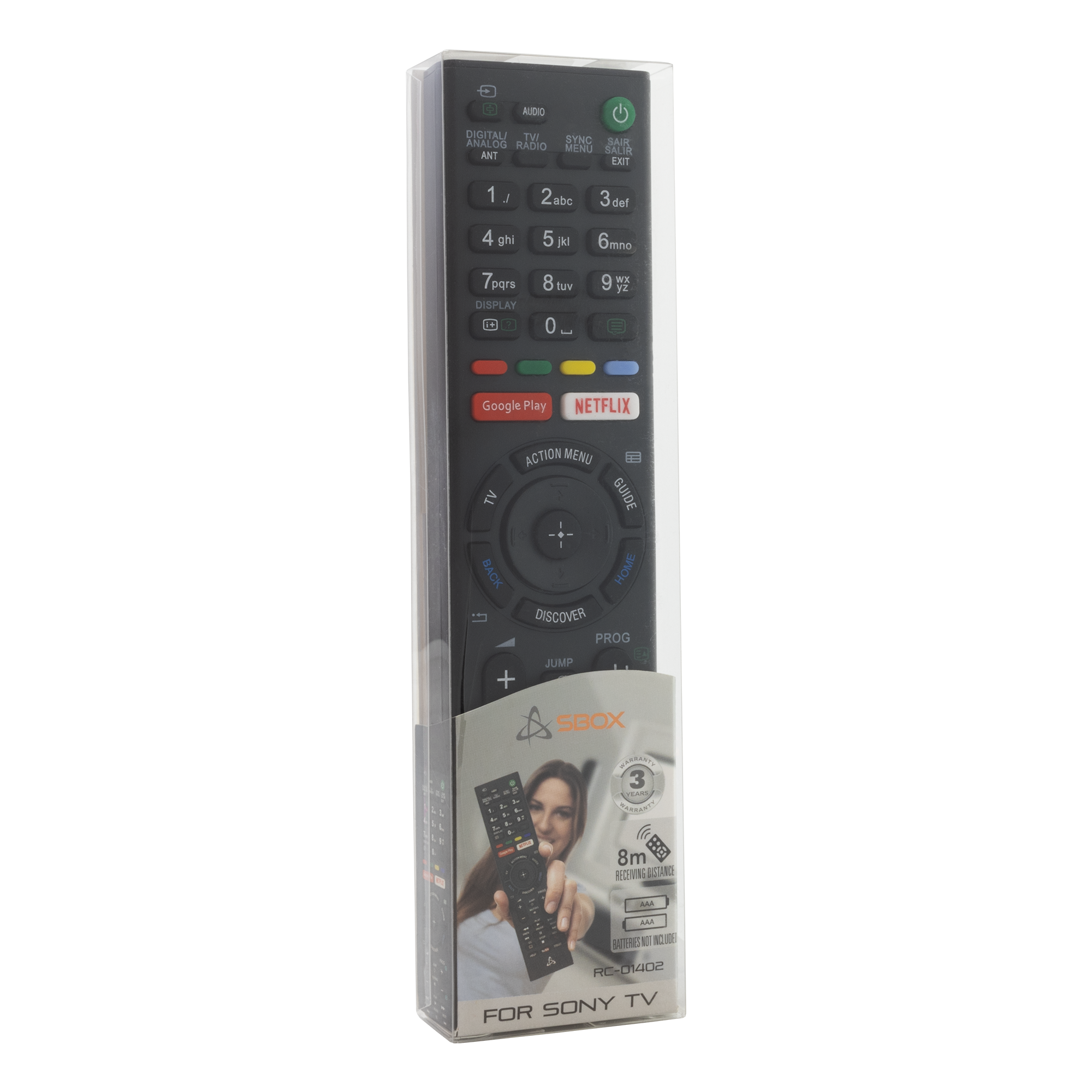 S BOX RC 01402, Daljinski za SONY TV