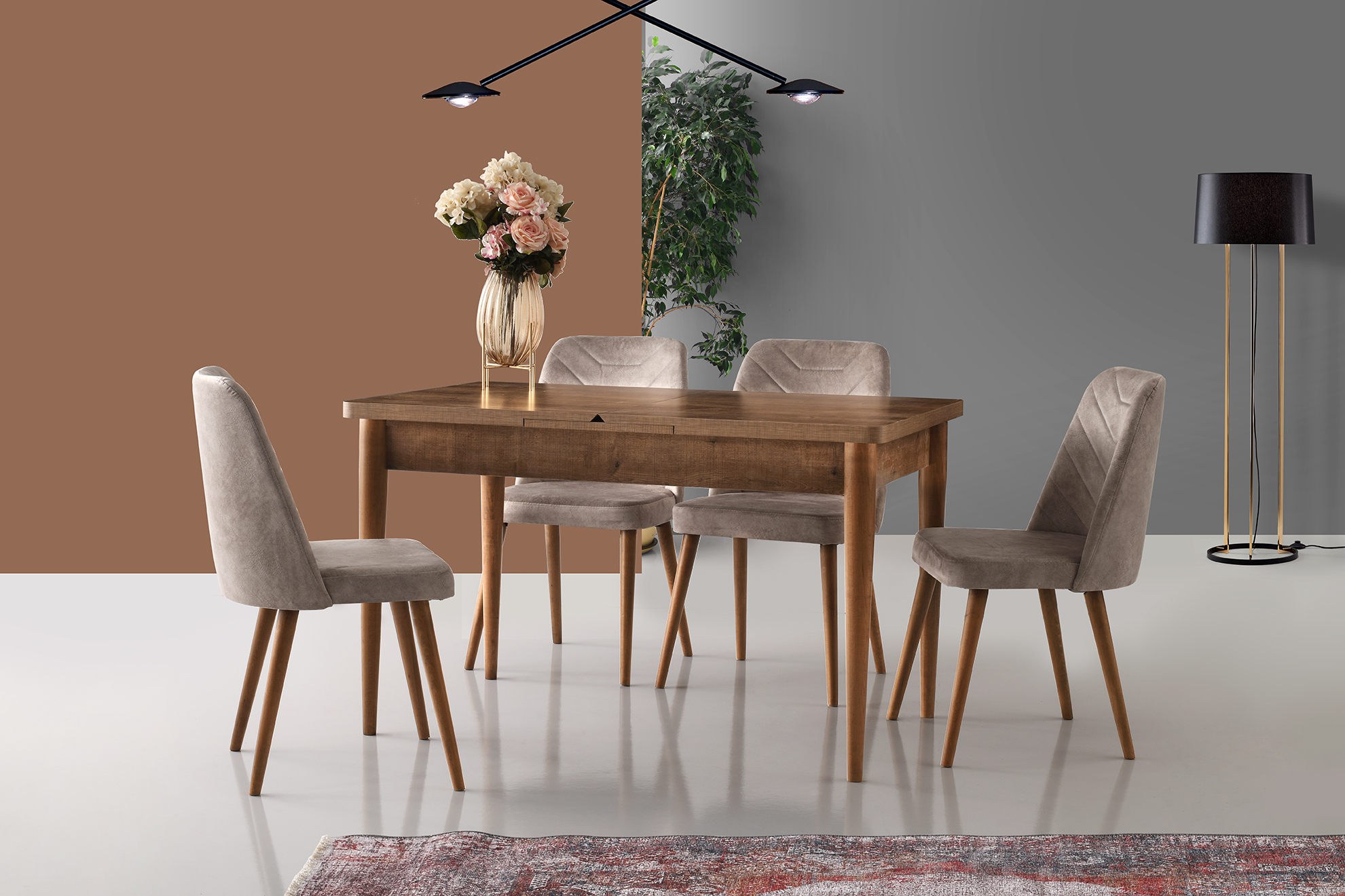 Dallas 555 V4 Walnut Beige