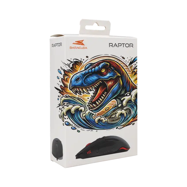 Baracuda BGM 051 RAPTOR, Mouse Black