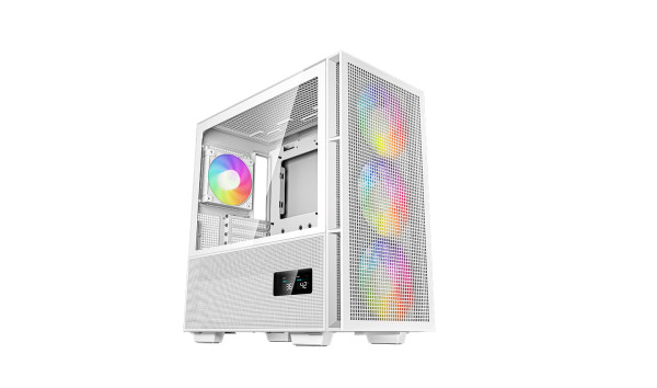 Kućište DeepCool CH560 DIGITAL BELO, R-CH560-WHAPE4D-G-1