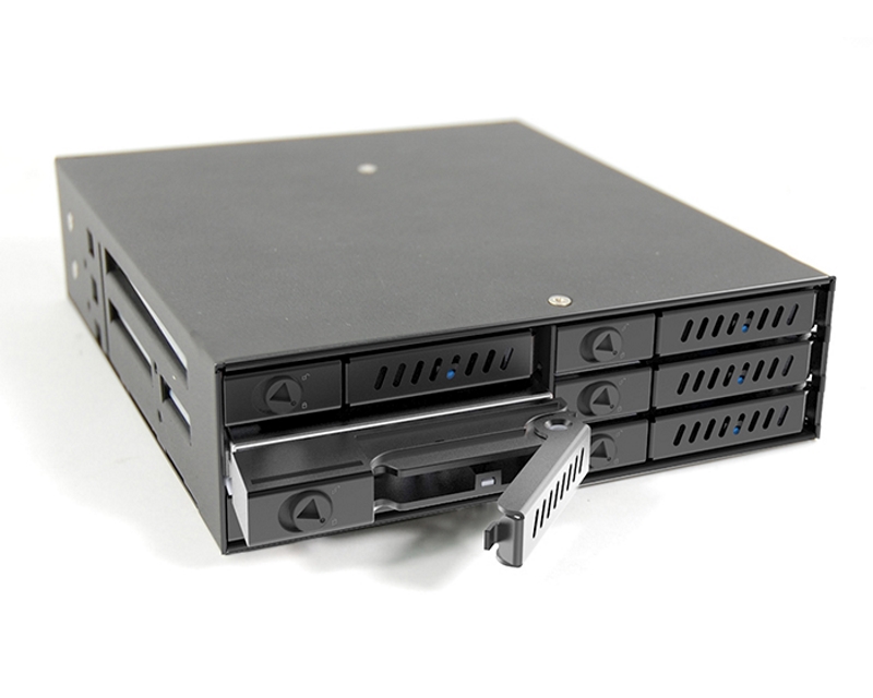 CMR-625 6 x 2.5 inča SATA rack fioka crna