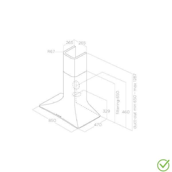 Aspirator SWEET COPPER/F/85