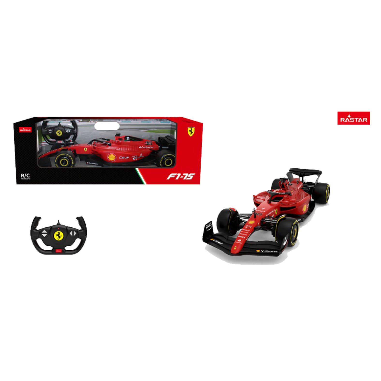 RASTAR PLASTIČNI AUTIĆ NA DALJINSKO UPRAVLJANJE 1:12 FERRARI F1 - CRVENI