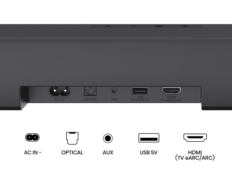 AX5100Q Dolby Atmos soundbar sa bežičnim subwooferom crni