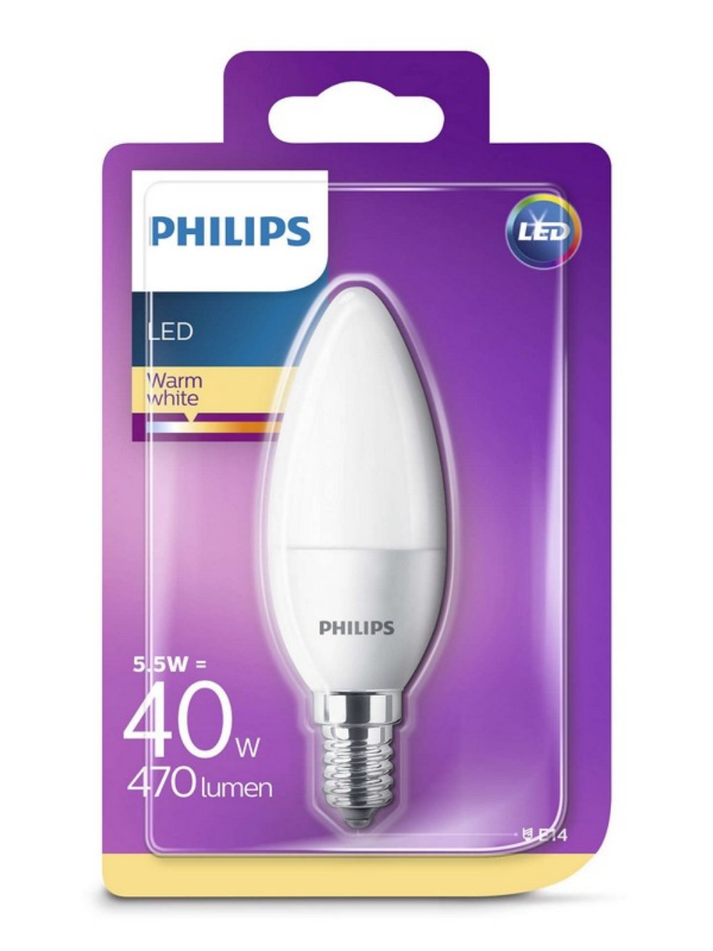 LED SIJALICA 5W(40W) E14 WW MAT PS531