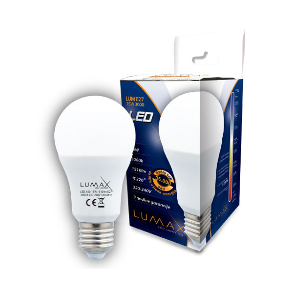 Sijalica Led LUME27-15W 3000K 1510 lm