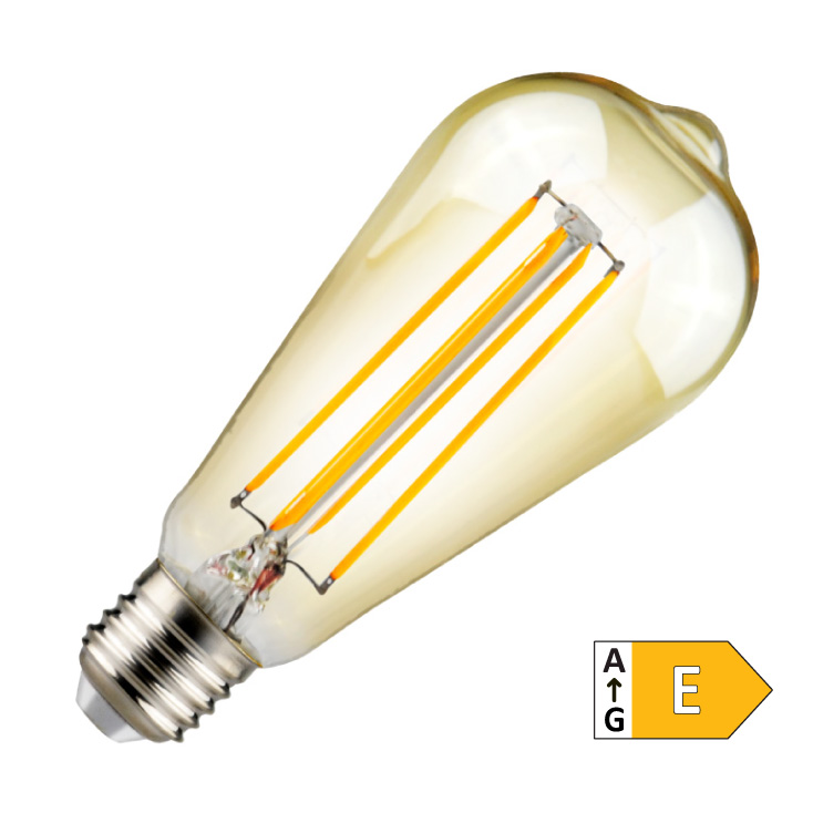 LED filament sijalica dimabilna toplo bela 6W