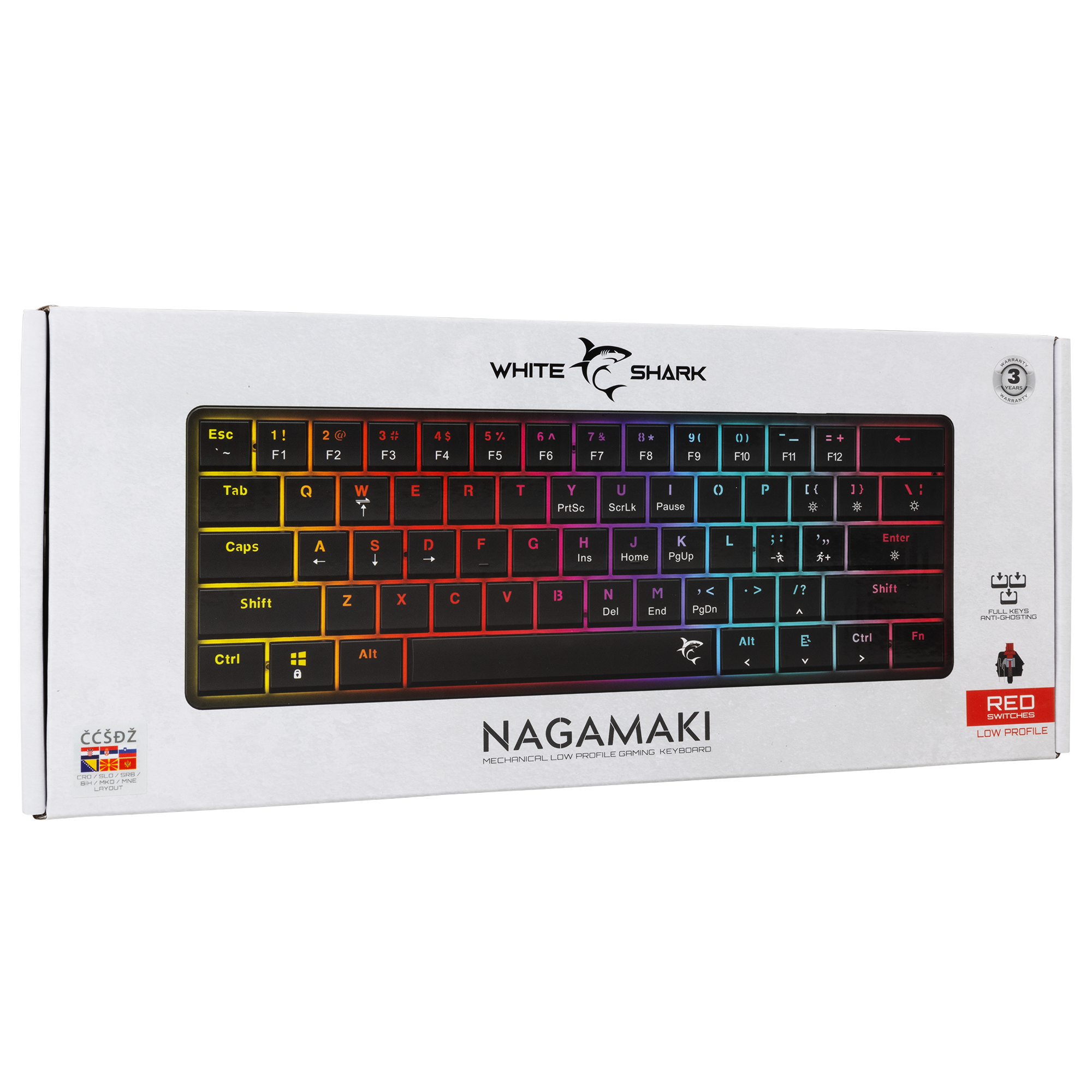 WS GK 006112 NAGAMAKI Black - Red Mehanicka - SR