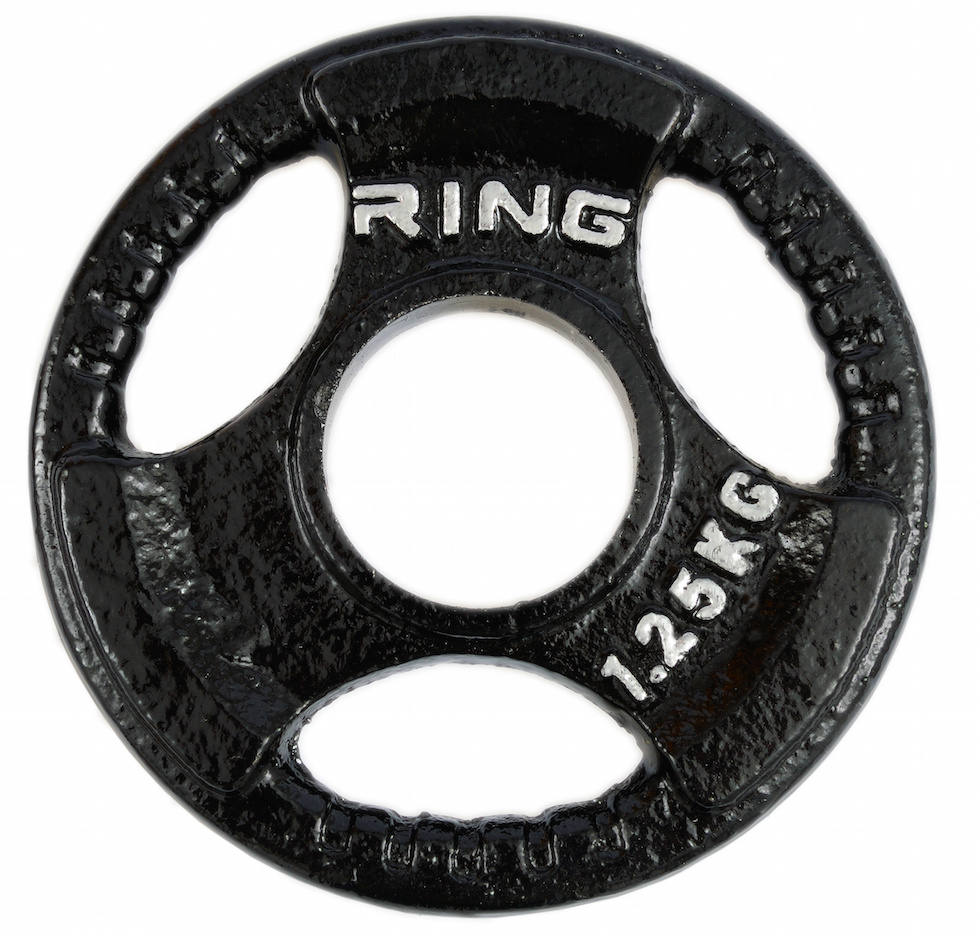 RING Olimpijski tegovi liveni sa hvatom 1x 1,25kg RX PL14-1,25