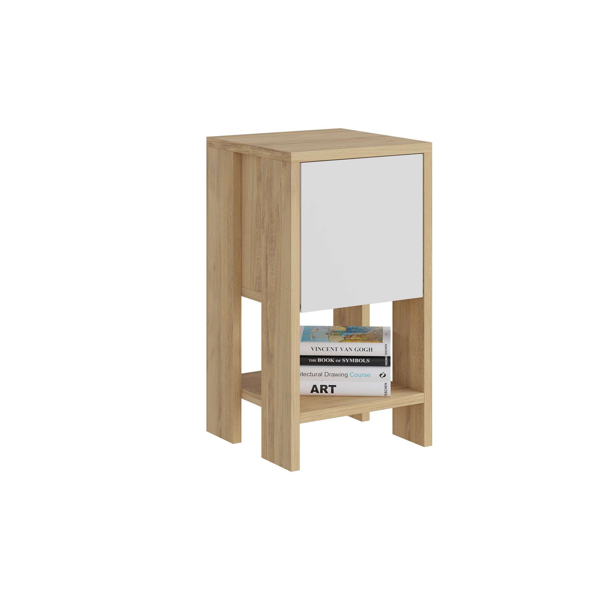 Ema - Sapphire Oak, White Sapphire Oak White