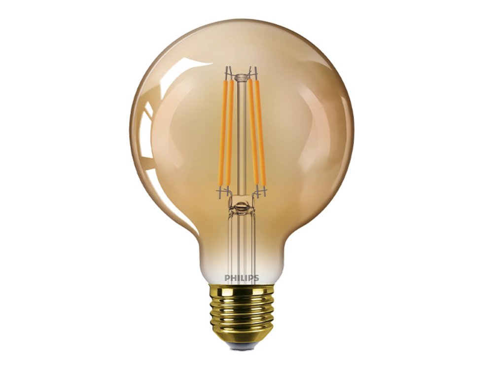 Philips LED sijalica Vintage 3,1W(25W) E27 G95 1800K gold ND