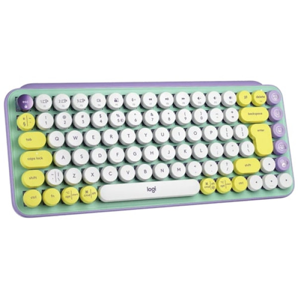 Tastatura Logitech Pop Keys Daydream bela/ljubičasta US 920-010736