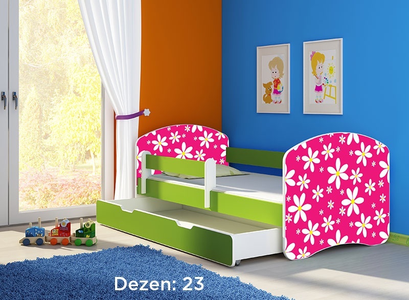 Krevet za decu Green sa fiokom 180x80 acma 2 23
